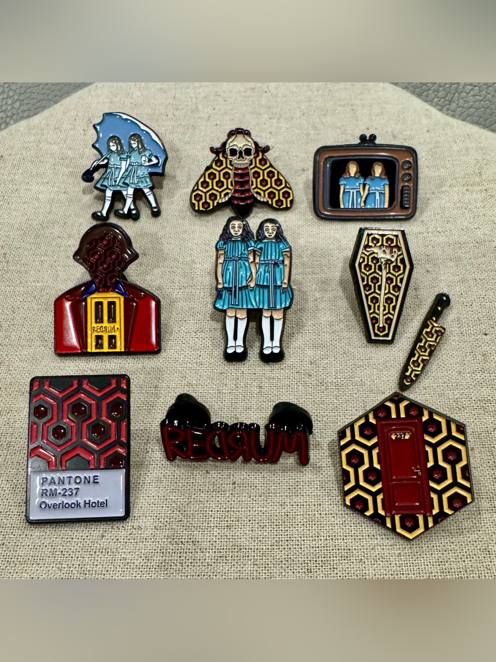 The Shining Overlook Hotel Themed Enamel Pins - Picture 1 of 11